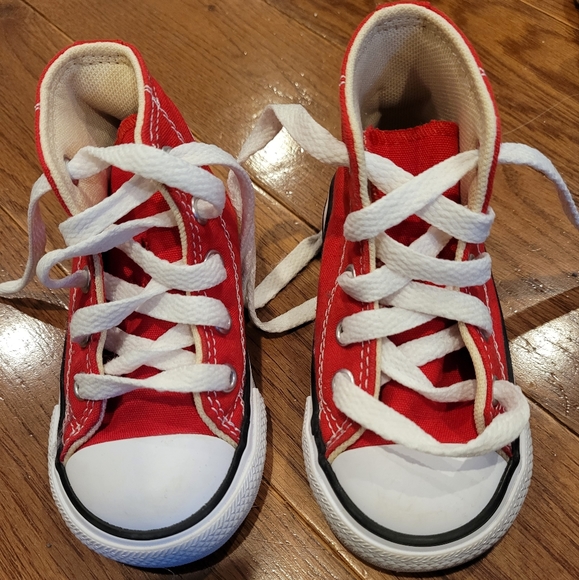 Converse Other - Converse Toddler High Tops - Red